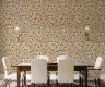 Vintage Coral Floral Vine Pattern Wallpaper 7