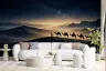 Starry Desert Night Camel Caravan Wall Mural 8