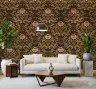 Arts and Crafts Floral Damask Wallpaper 8