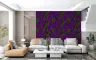 Vibrant Purple Clematis Floral Wallpaper 8