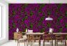 Vibrant Purple Clematis Floral Vine Wallpaper 6