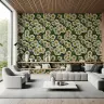 Lush Daffodil Floral Pattern Wall Mural 8