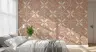 Terracotta Diamond Geometric Pattern Wallpaper 6