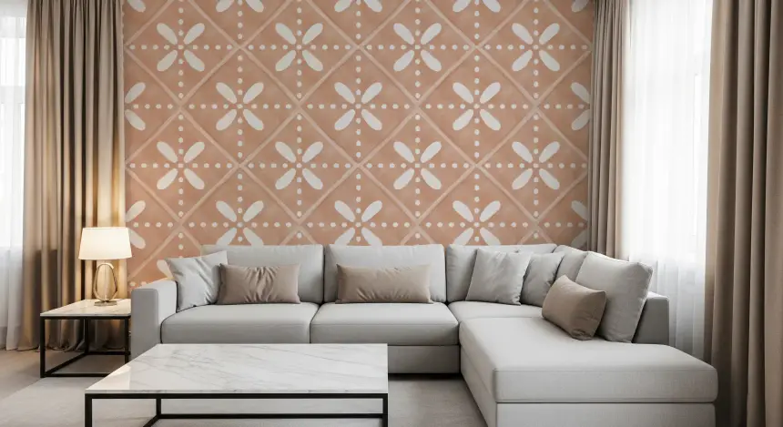 Tuscany Cotto Tiles Wallpaper