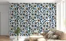 Vibrant Blue Daisy Floral Pattern Wallpaper 7