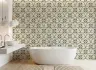 Elegant Olive Green Scallop Pattern Wallpaper 6