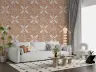 Blush Petal Grid Pattern Wallpaper 6