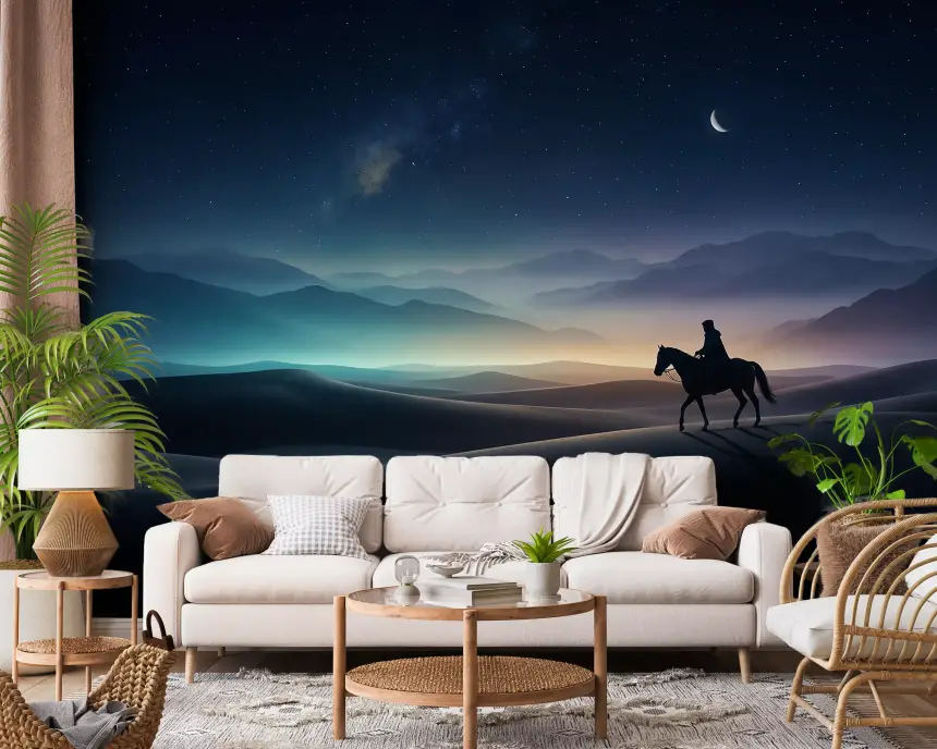Silent Sands, Cosmic Light Wall Mural