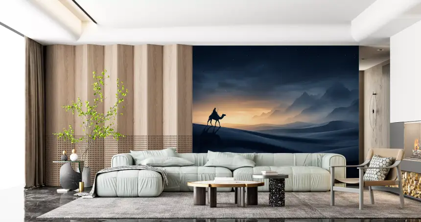 Starry Dune Odyssey Wall Mural