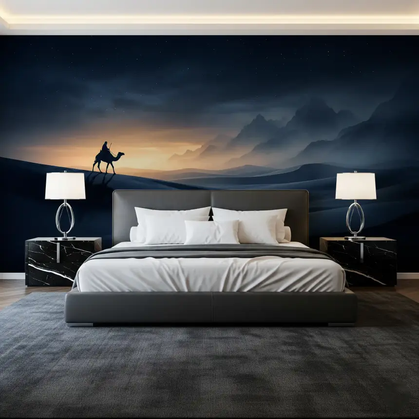Starry Dune Odyssey Wall Mural