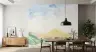 Pastel Impressionistic Landscape Wall Mural 7