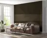 Muted Olive Geometric Abstract Wall Mural 8