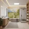 Impressionistic Countryside Path Wall Mural 6