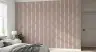 Textured Vertical Stripe Wallpaper in Blush Pink 8