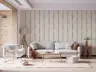 Textured Nude Pink Stripe Wallpaper 6
