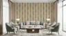 Muted Green Textured Vertical Stripe Wallpaper 7
