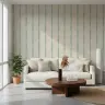 Abstract Textured Blue Vertical Stripe Wallpaper 6