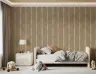 Modern Beige Textured Vertical Stripe Wallpaper 8