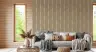 Modern Beige Textured Vertical Stripe Wallpaper 6