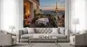 Romantic Paris Sunset Balcony Wall Mural 8