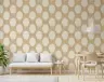 Golden Oval Pattern Wallpaper 8