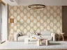 Golden Oval Pattern Wallpaper 6