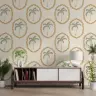 Palm Tree Oval Wallpaper 8