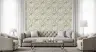 Palm Tree Oval Patterned Wallpaper 7