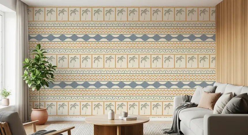 Marrakesh Ornament Textile Wallpaper