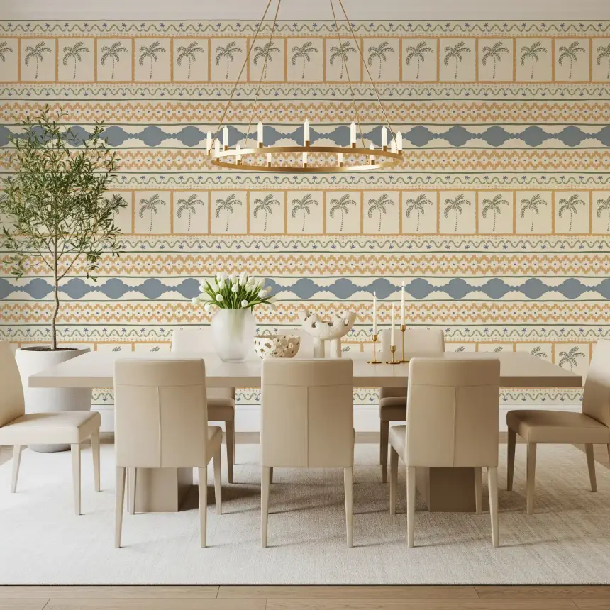 Marrakesh Ornament Textile Wallpaper