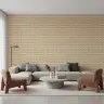 Geometric Sand Gold Pattern Wallpaper 7