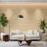 Geometric Sand Gold Pattern Wallpaper 8