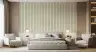 Subtle Sage Green Geometric Stripe Wallpaper 6