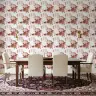Contemporary Terracotta Abstract Geometric Wallpaper 7