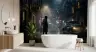 Mysterious Noir City Street Wall Mural 6