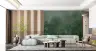Deep Green Misty Forest Canopy Abstract Wall Mural 6