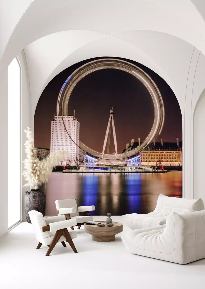 London Eye: Timeless Night Spin Wall Mural