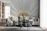 Serene White Daisy Petal Floral Wall Mural 7