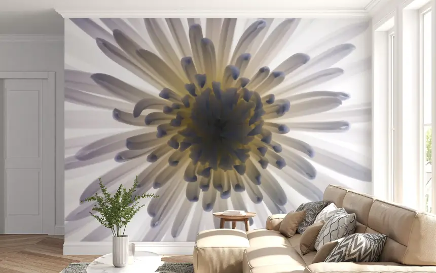 Luminous Petals Wall Mural