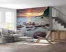 Dramatic Coastal Sunset Beach Wall Mural 7
