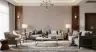 Textured Geometric Triangle Pattern Wall Mural in Dusty Rose 7