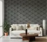 Charcoal Geometric Triangle Pattern Wallpaper 8