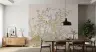 Graceful Chinoiserie Birds and Botanical Wall Mural 8