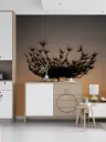 Sunset Gradient Botanical Silhouette Wall Mural 7