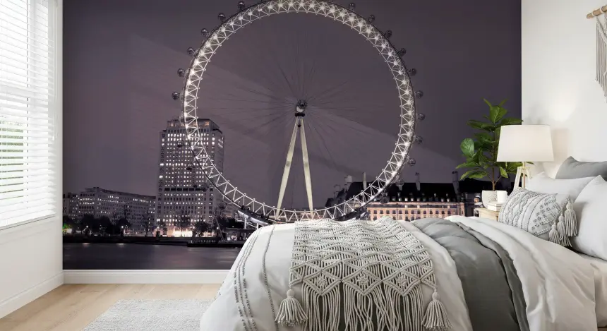London Eye: Midnight Radiance Wall Mural