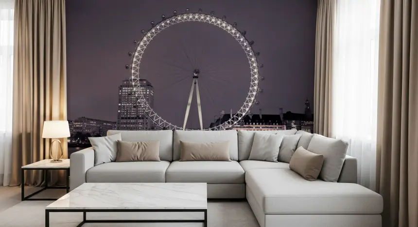 London Eye: Midnight Radiance Wall Mural