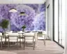 Lavender Allium Bloom Wall Mural 6