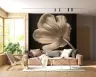 Elegant Sepia Tulip Botanical Feature Wall Mural 7