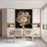 Elegant Sepia Tulip Botanical Feature Wall Mural 6