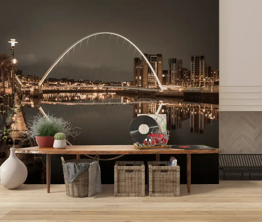 Archway of Light & Reflection Wall Mural
